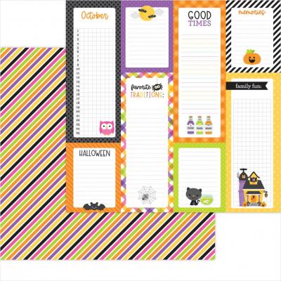 Doodlebug Happy Haunting Designpapier - I Want Candy